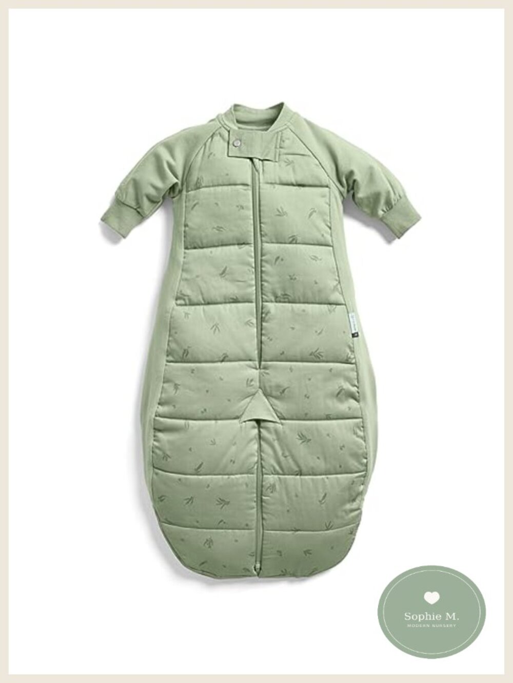 3.5 TOG Organic Cotton Long Sleeve Car Seat Safe Sleep Sack 3-12 Months